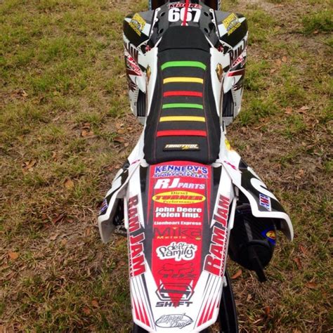 dirt bike seat graphics